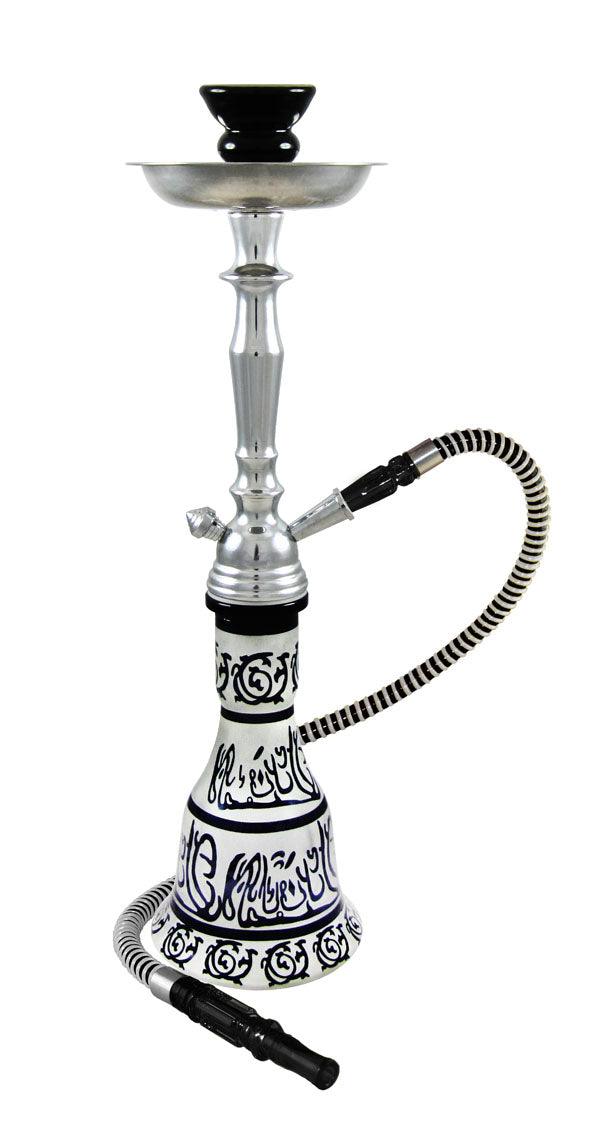 20" Hieros 1-Hose Premium Hookah - Colors Vary