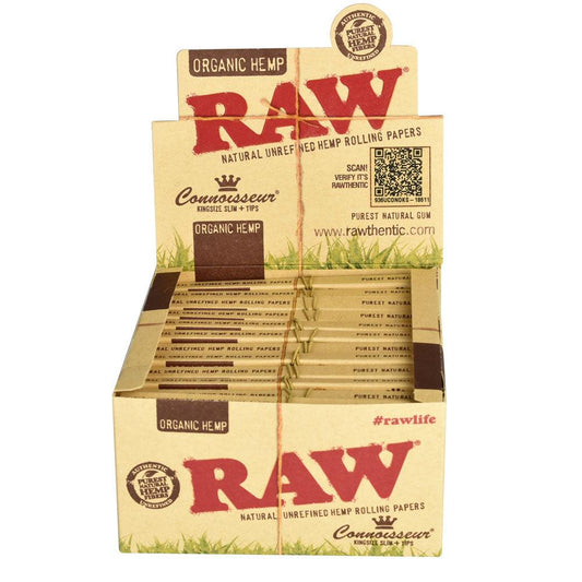 Raw Organic Connoisseur Kingsize Rolling Papers