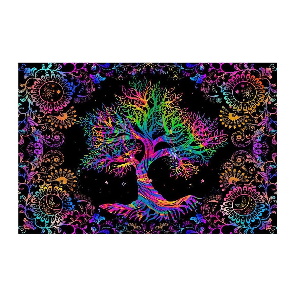 Black Light Reactive Wall Tapestry