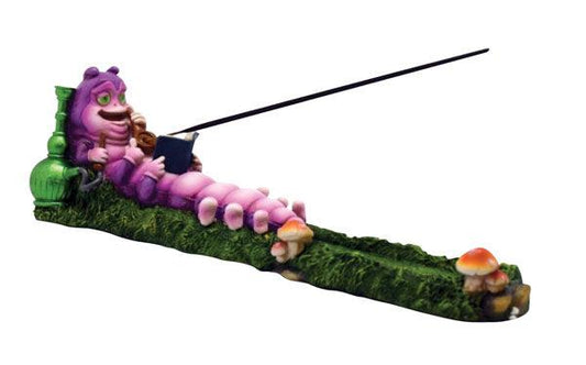 Caterpillar Incense Burner - Polyresin / 10"