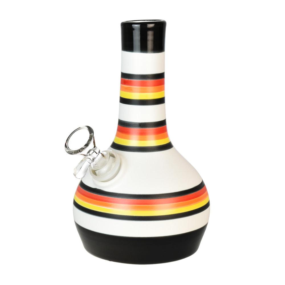 Ceramic Bubble Bottom Water Pipe | 7.25" | 14mm F