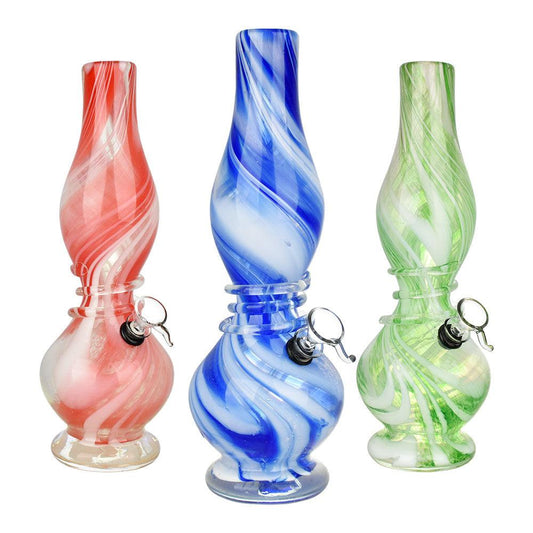 Developing Dreams Soft Glass Water Pipe | 12.25" | Colors Vary