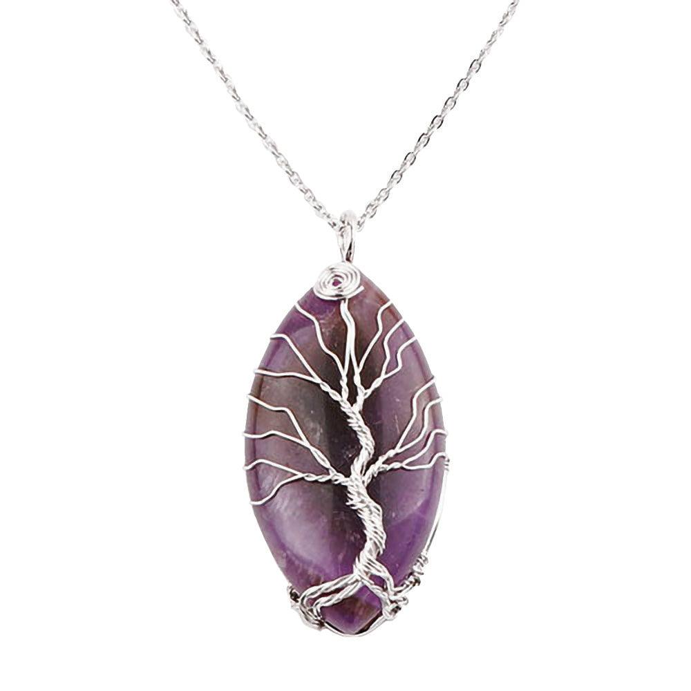 Oval Tree Of Life Necklace | 19"