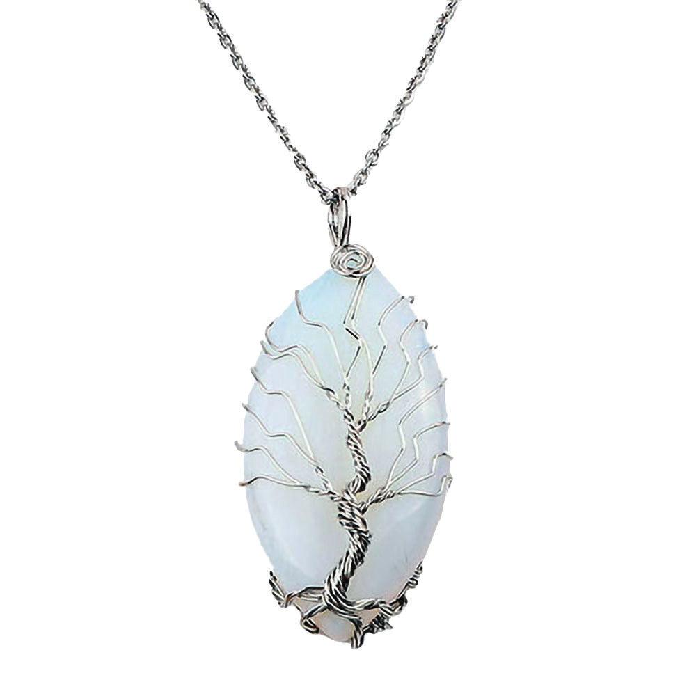 Oval Tree Of Life Necklace | 19"