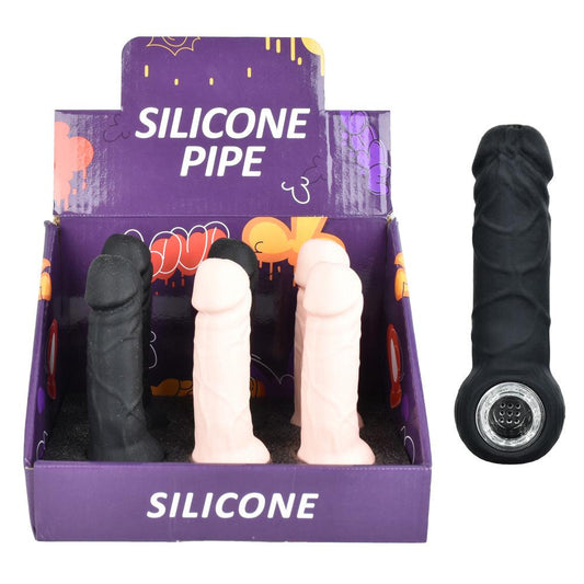 Penis Silicone Hand Pipe | 5.25"