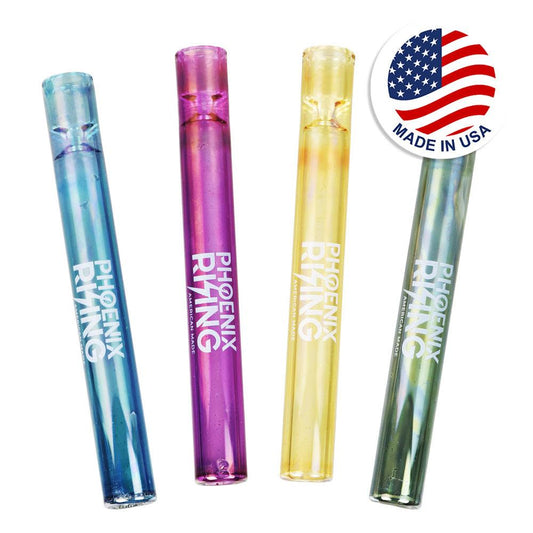 Phoenix Rising Full Metallic One Hitter | 4" | Colors Vary