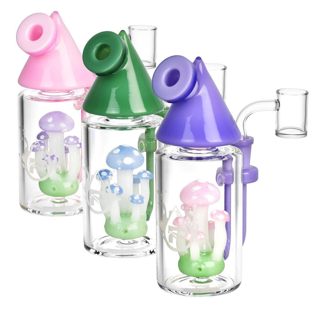 Pulsar Apex Shroom Dab Rig | 6.75" | 14mm F | Colors Vary