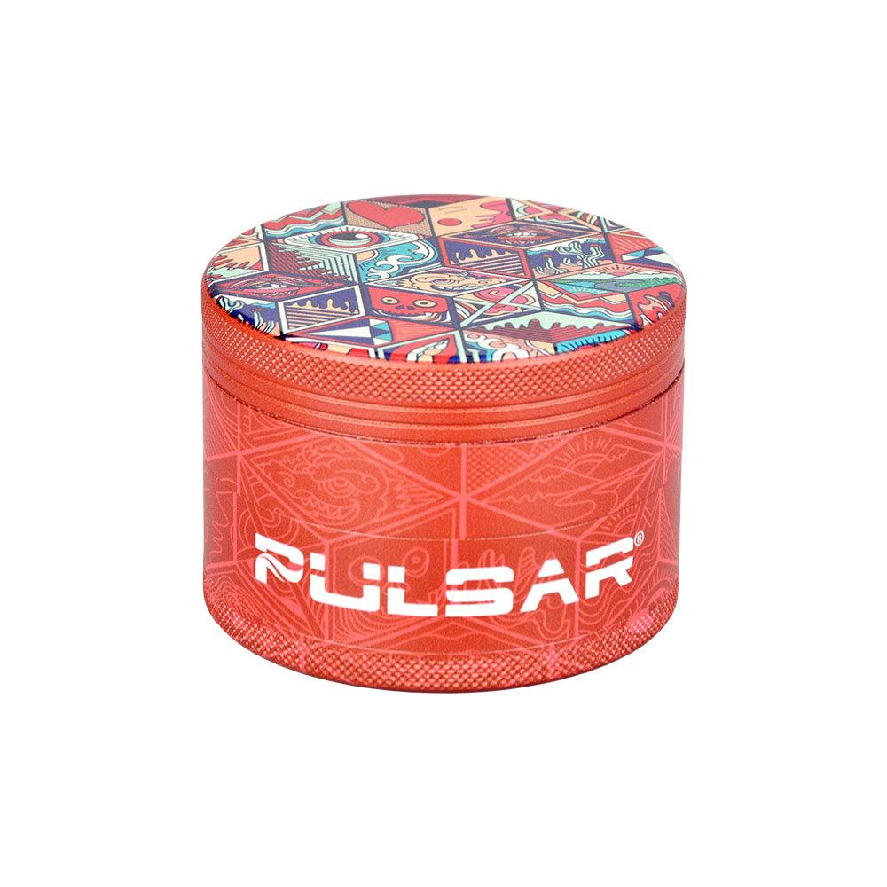 Pulsar Artist Series Grinder w/ Side Art| 4pc | 2.5" | Assorted Designs | 6pc Display