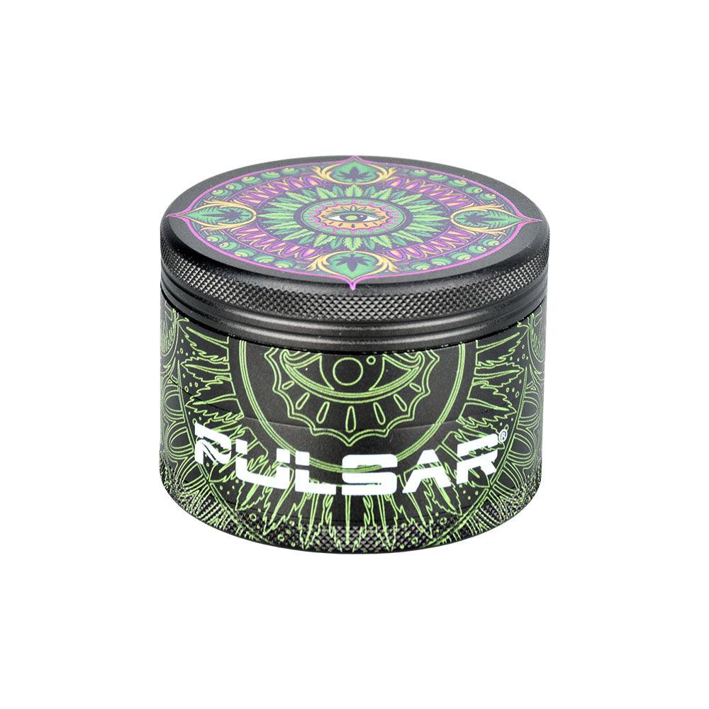 Pulsar Artist Series Grinder w/ Side Art| 4pc | 2.5" | Assorted Designs | 6pc Display