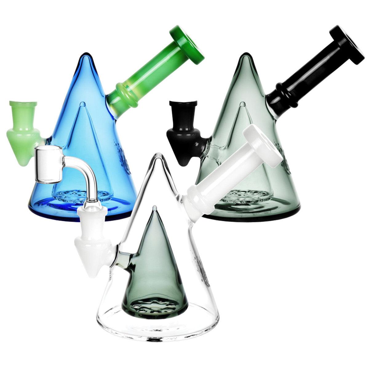 Pulsar Meta Megaphone Dab Rig | 6″  Colors Vary