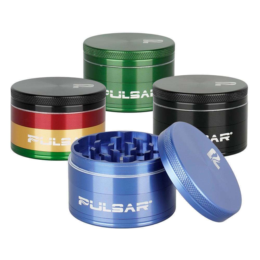 Pulsar Solid Top Aluminum Grinder | 4pc | 2.25"