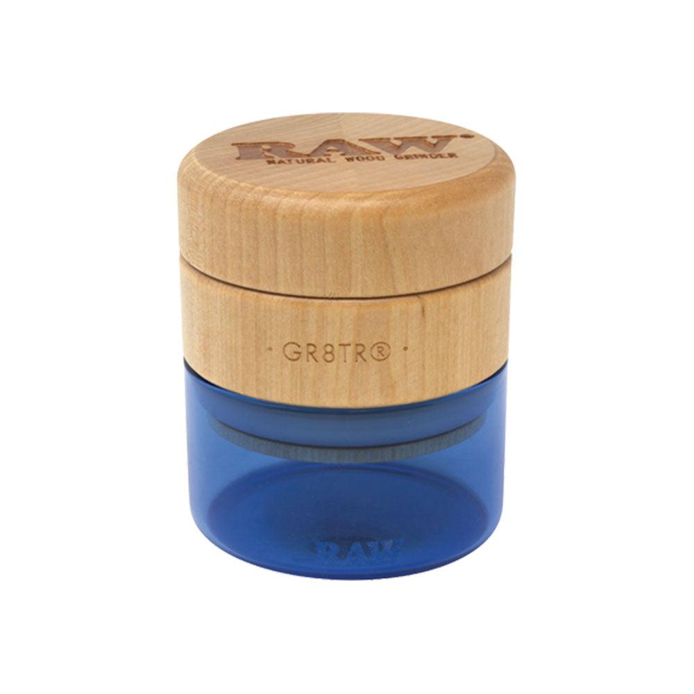 RAW Natural Wood Grinder Blue