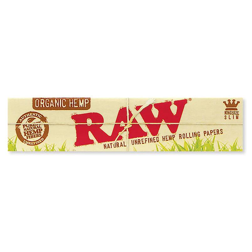 Raw Organic Hemp Kingsize Slim Rolling Papers