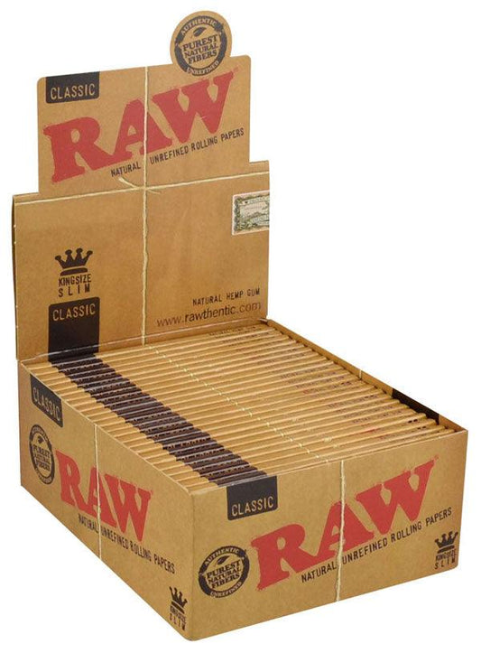 RAW Classic Rolling Papers - King Size Slim