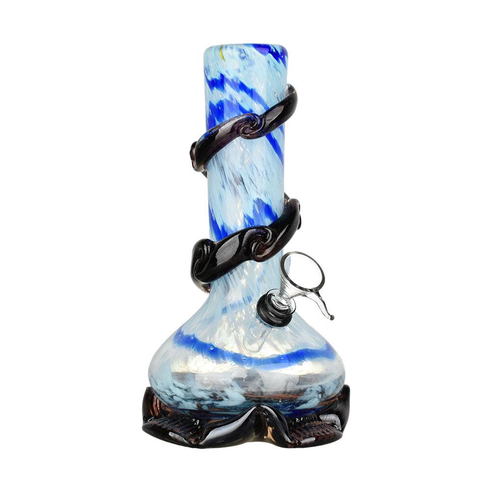 Resplendent Swirl Soft Glass Water Pipe | 8.25" |