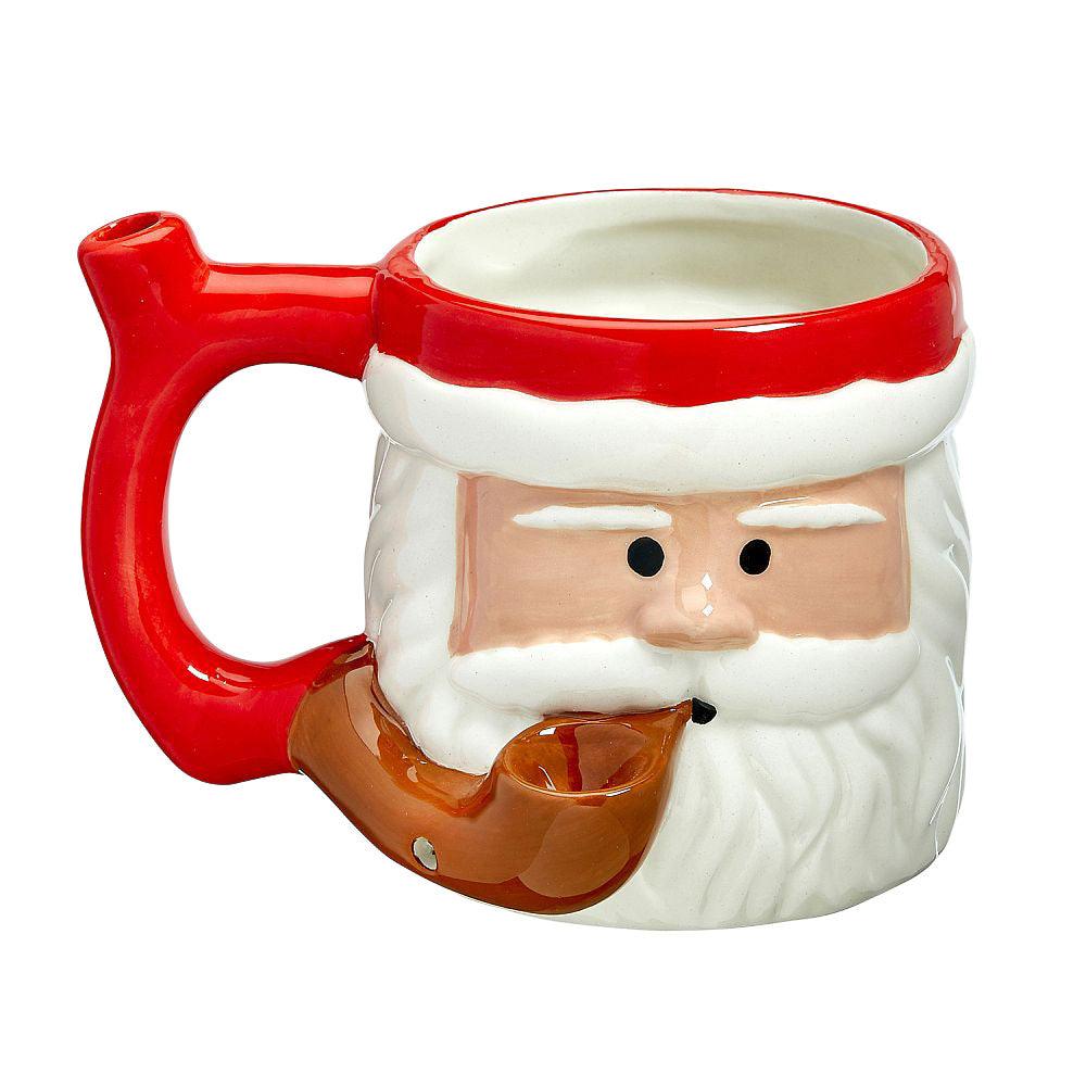 Roast & Toast Smoking Santa Ceramic Pipe Mug | 17oz