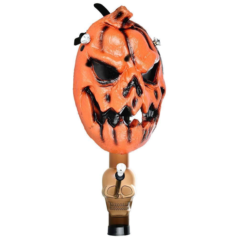 Scary Jack-O'-Lantern Gas Mask w/ Acrylic Water Pipe | 8"