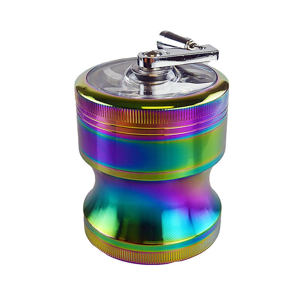 Smokezilla Rainbow Metal Crank Grinder | 4pc | 2.5"