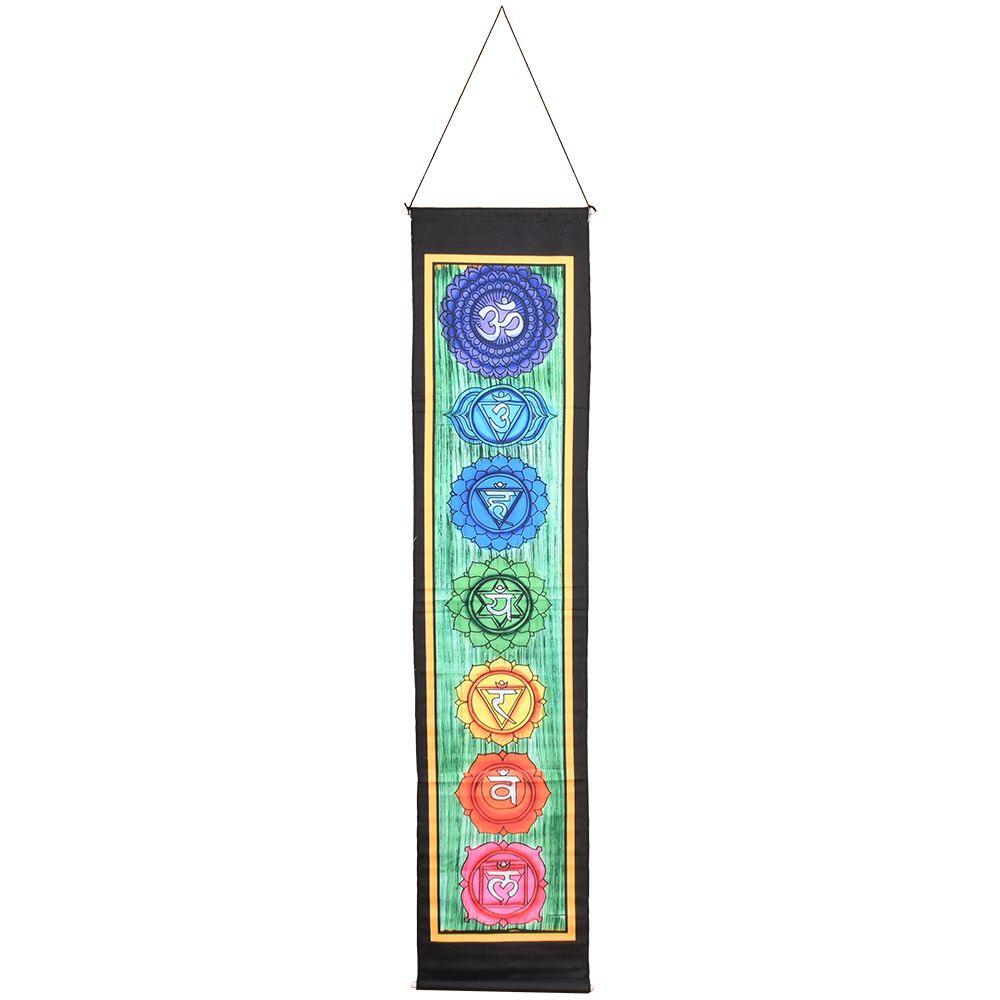 ThreadHeads Chakra Prayer Wall Hanging | 43"x11"