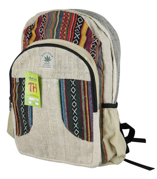 ThreadHeads Hemp 2 Zipper Backpack - 18"x12"