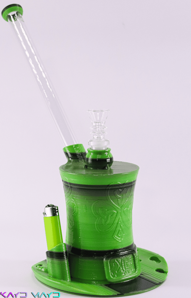 Shenannibis Side View - Amazing 3D Printed Water Pipe by Kayd Mayd..