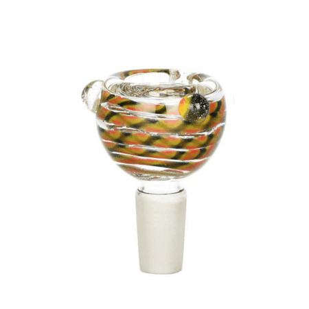 Glass on Glass Herb Slide Bowl- COLORS VARY-