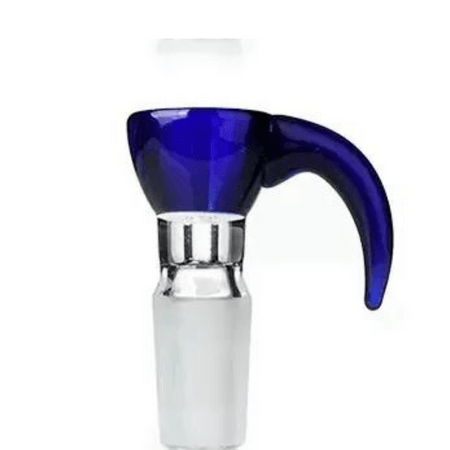 Single Horn 14 mm Funnel Bowl Solid Assorted Colors