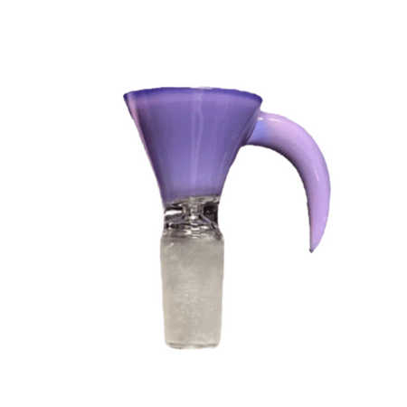 Single Horn 14 mm Funnel Bowl Solid Assorted Colors