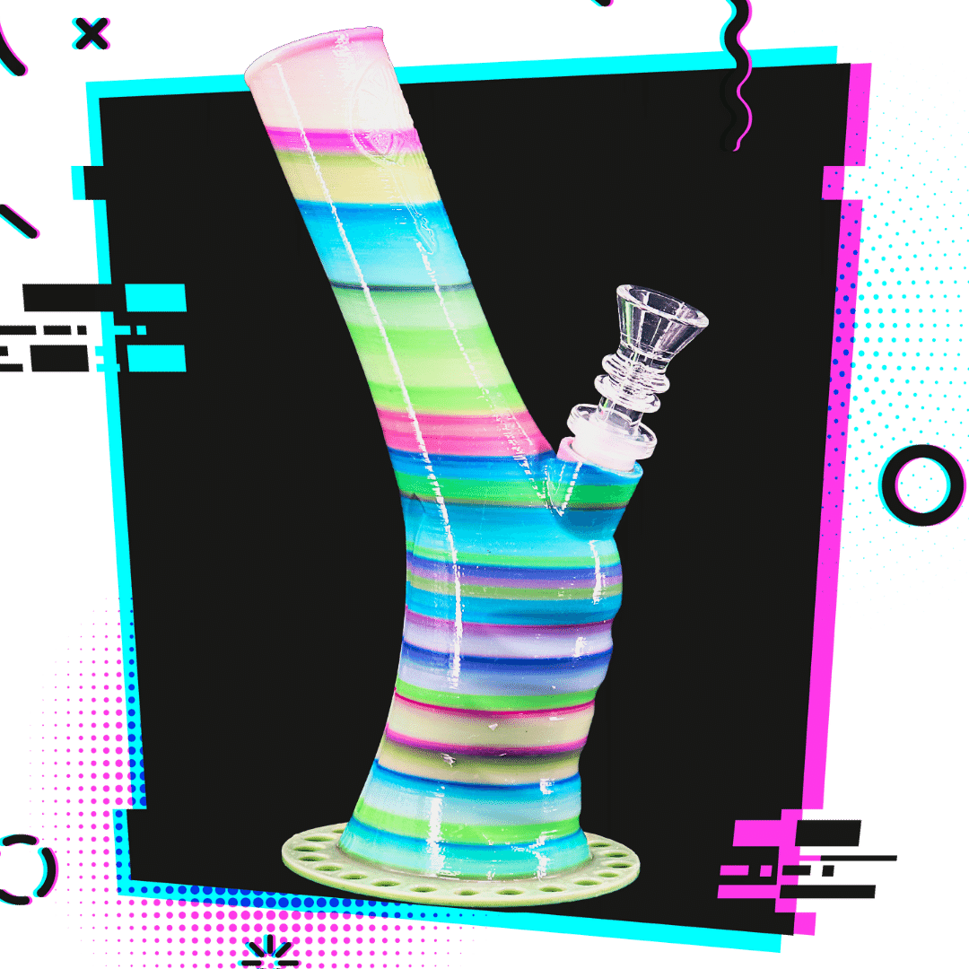 Bent Dreams 9" Shatterproof Water Pipe