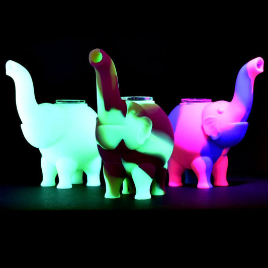 Elephant Silicone Bubbler