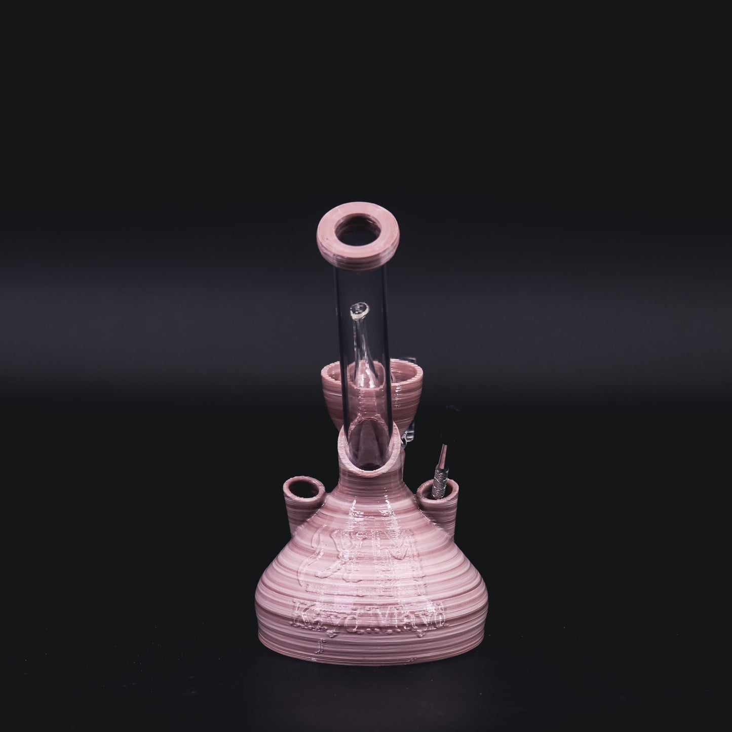 Creme De Brown color of Kayds Kiss - Amazing 3D Printed Dab Rig by Kayd Mayd