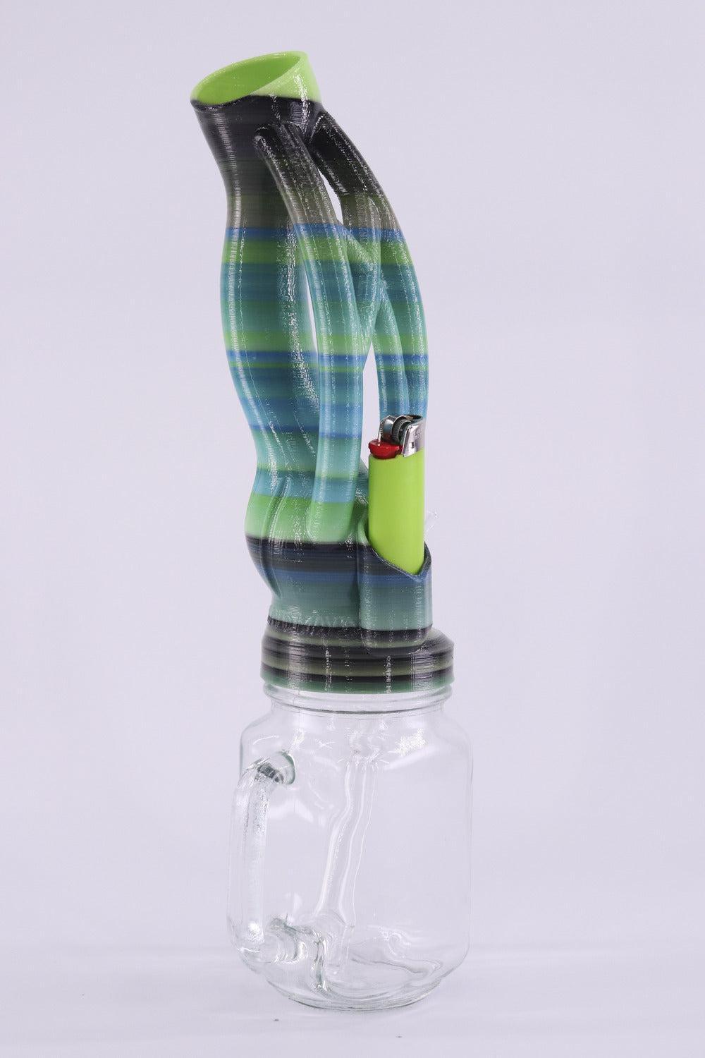 The Archer Mason Jar Water Pipe