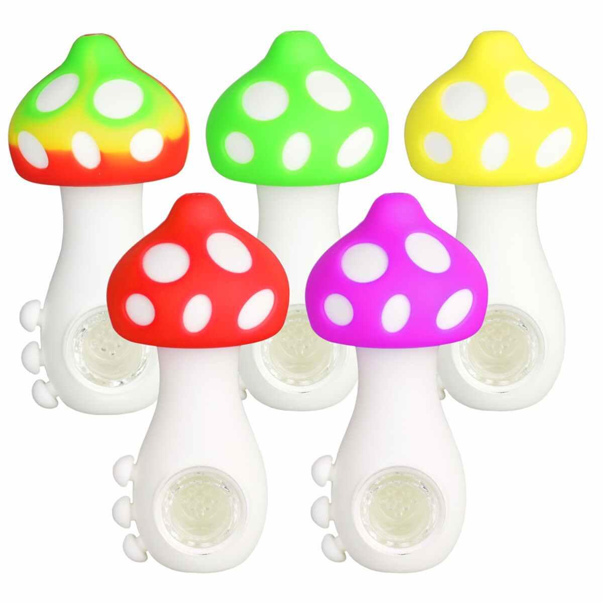 Mushroom Silicone Hand Pipe