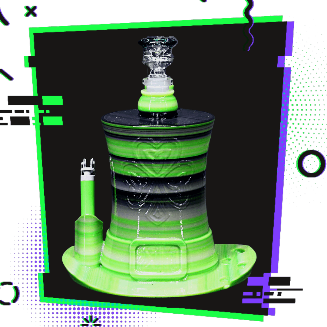 Shenannibis St. Patrick's Day 13" Shatterproof Water Pipe