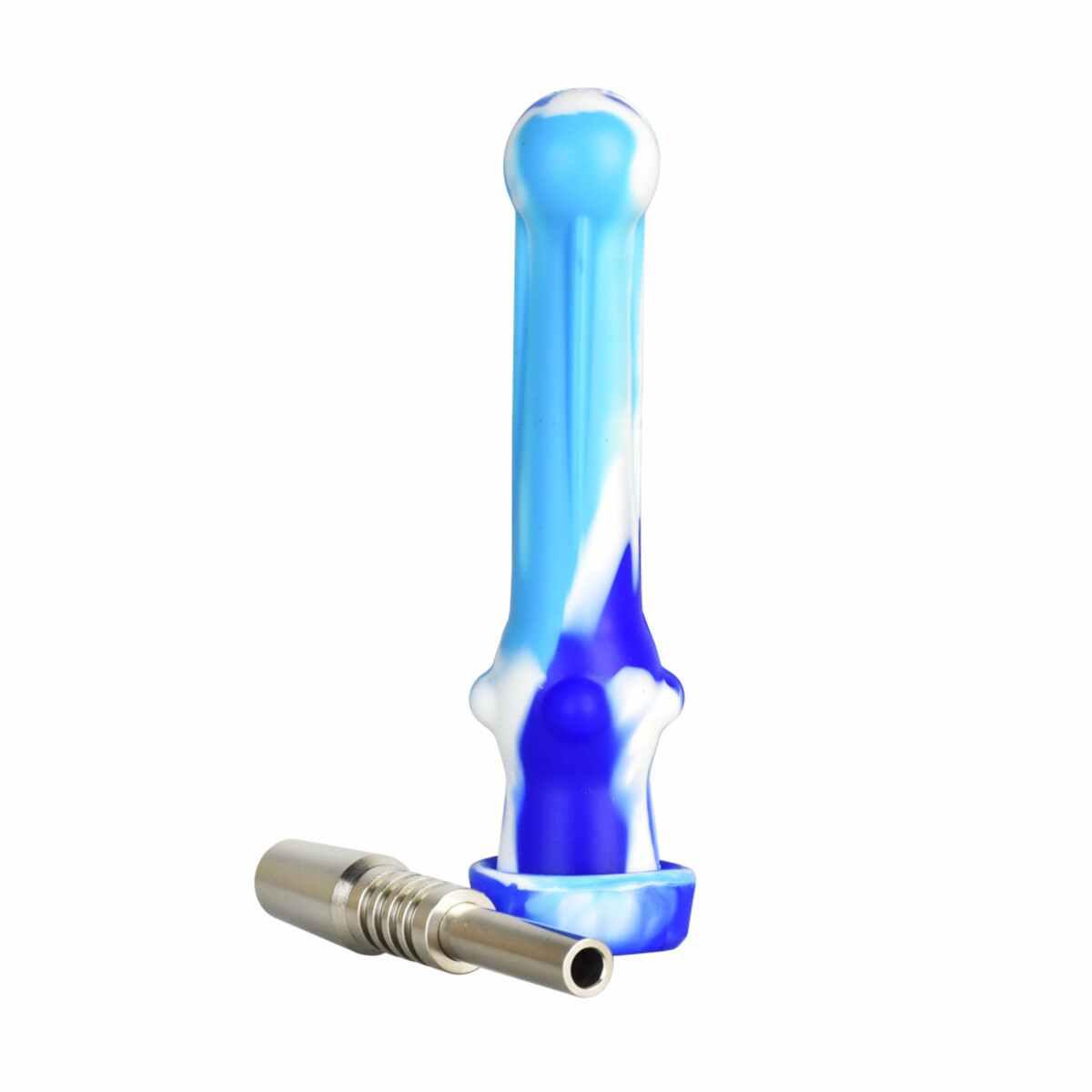 Silicone Vapor Straw with 14mm Titanium Tip