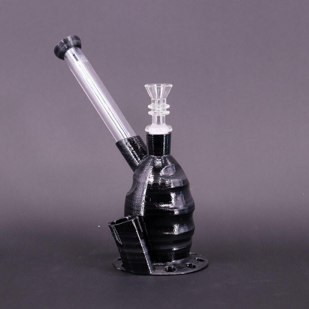 A-Bomb 3D Printed Water Pipe BLACK