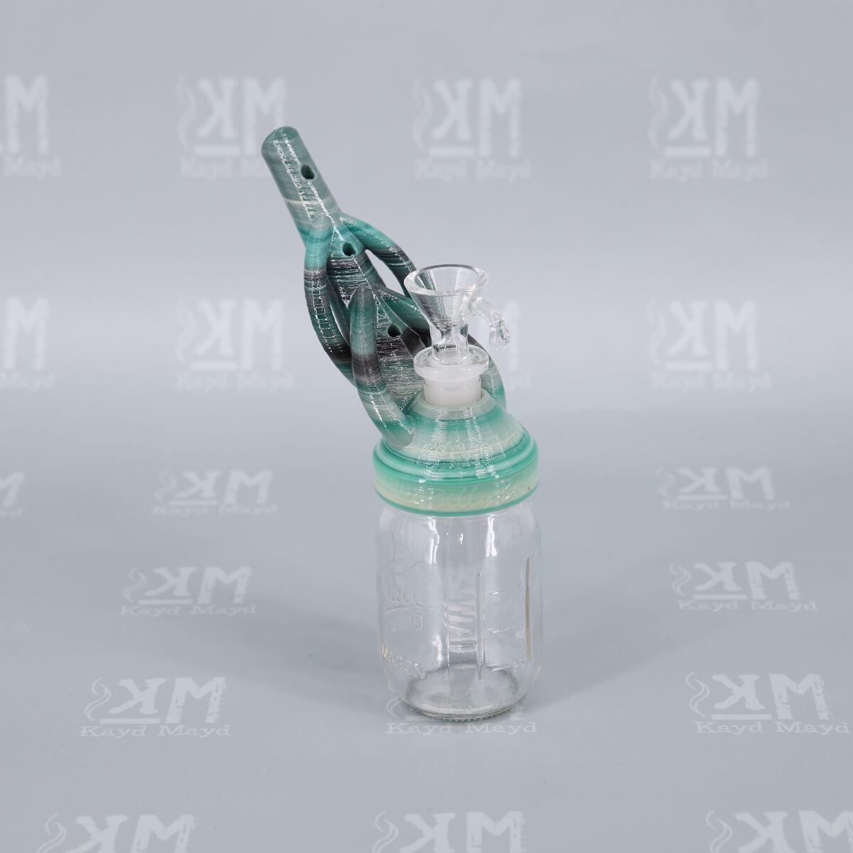 Mint Chocolate Chip color of Wee Billy Bubbler No. 2 - Amazing 3D Printed Water Pipe by Kayd Mayd